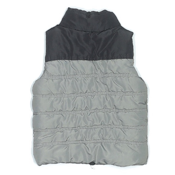 Calvin Klein jeans color block gray puffer vest 24 months baby unisex - Picture 8 of 8